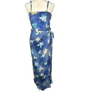 Hugo Buscati Collection Floral Print Maxi Dress Size 2